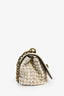 Bottega Veneta 2018 Grey Leather 'Ayers Intrecciato Checker Olimpia Knot' Shoulder Bag