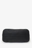 The Row Black Grained Leather Large Devon Weekend Bag