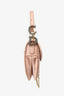 Christian Dior 2019 Pink Satin Crystal Embellished Mini Saddle Bag