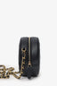 Pre-Loved Chanel™ 2020 Black Quilted Lambskin Romance Round Clutch with Chain