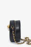 Pre-Loved Chanel™ 2019 Black Quilted Lambskin Round Chic Pearls Crossbody Bag