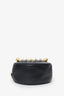 Pre-Loved Chanel™ 2019 Black Quilted Lambskin Round Chic Pearls Crossbody Bag
