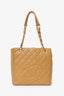 Pre-Loved Chanel™ 2004-05 Beige Caviar Leather Petit Shopping Tote
