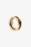 Bvlgari 18k Yellow Gold/Black Ceramic B.Zero1 Two-Band Ring Size 66
