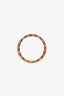 Bvlgari 18k Yellow Gold/Black Ceramic B.Zero1 Two-Band Ring Size 66