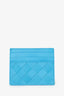 Bottega Veneta Blue Intrecciato Leather Card Case