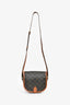 Celine 2020 Brown Triomphe Canvas/Leather Folco Crossbody