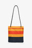 Hermès Yellow Striped Canvas 'Aline' Small Tote Bag