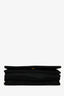 Bottega Veneta Vintage Black Satin Intrecciato Clutch with Strap