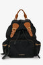 Burberry Nylon Black/Brown Leather Technical Backpack