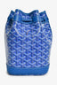 Goyard Blue Goyardine Petit Flot Bucket Bag