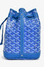 Goyard Blue Goyardine Petit Flot Bucket Bag