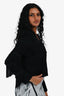 Maje Black Fringe Jacket Size 1