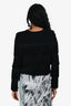 Maje Black Fringe Jacket Size 1