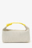Hermès Beige/Yellow Canvas Bride-A-Brac Small Case