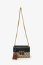 Gucci Black Guccissima Leather Small Padlock Bag