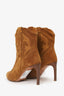 Ba&sh Brown Suede Western Ankle Boot Heels Size 39