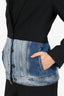 Desigual Black/Denim Single Breasted Blazer Size 42
