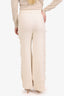 Rebecca Taylor Cream Wool Knit Wide Leg Pants Size XS
