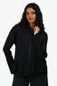 Issey Miyake Pleats Please Black 'Fluffy Basics Hoodie' Size 4