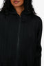 Issey Miyake Pleats Please Black 'Fluffy Basics Hoodie' Size 4