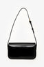 Celine Black Leather Claude Triomphe Shoulder Bag