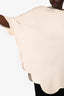 Valentino White 'Cady' Scalloped Edge Poncho Top Size 40