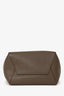 Celine Taupe Leather Small 'Seau Sangle' Bucket Bag