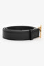 Gucci Black Leather GG Interlocking Belt Size 95/38
