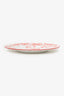 Christian Dior Burgundy Toile de Jouy Tiger Dessert Plate