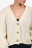 Eleven Six Cream Alpaca Blend Cardigan Sweater Size M/L