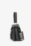 Dolce & Gabbana Grey Suede 'Miss Sleek' Shoulder Bag