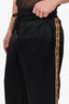 Versace Black Barocco Logo Track Pants Size XXL Mens