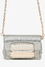 Jimmy Choo Silver/Gold Glitter 'Mini Caro' Shoulder Bag