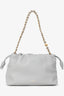 Loewe Grey Leather Flamenco Crossbody Bag with Donut Chain