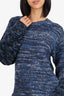 Hermès Blue Wool/Cashmere Knit Sweater Size L Mens