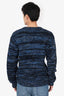 Hermès Blue Wool/Cashmere Knit Sweater Size L Mens