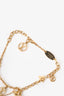 Louis Vuitton Gold Tone Blooming Supple Bracelet