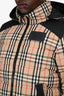 Burberry Beige Vintage Check 'Newbattle' Down Puffer Reversible Jacket M