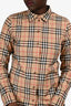 Burberry Cotton Nova Check Long Sleeve Shirt Size 8
