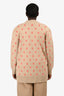 Burberry Cardigan Beige Wool/Cashmere 'TB' Monogram Cardigan Size L