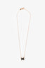 Chaumet Rose Gold Onyx 'Link Games' Necklace