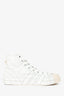 Y-3 White Nizza High Top Sneakers Size 8.5
