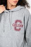 Celine Light Grey Cotton/Cashmere 'Logo' Hoodie Size S