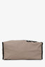 Comme Des Garcons 2023 Cream/Black Graphic Nylon Zip Tote