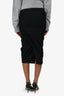 Rick Owens 2016 Black Cotton Skirt Size 4