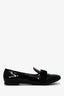 Salvatore Ferragamo Black Patent 'Scotty' Loafers Size 6.5