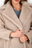 Max Mara Light Beige 'Teddy' Coat Size XS