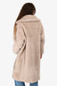 Max Mara Light Beige 'Teddy' Coat Size XS
