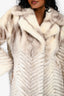 Vintage White Mink Fur Long Coat